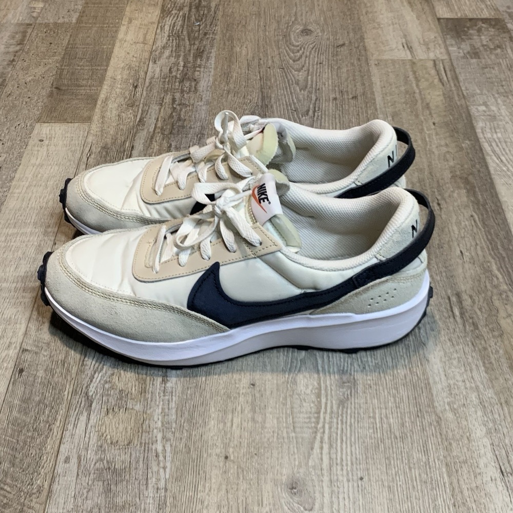Nike Womens Waffle Debut DH9523-102 White Running Shoes Sneakers Size 11 - Picture 3 of 10